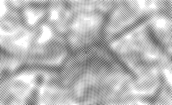 a black and white halftone pattern with a white background vector