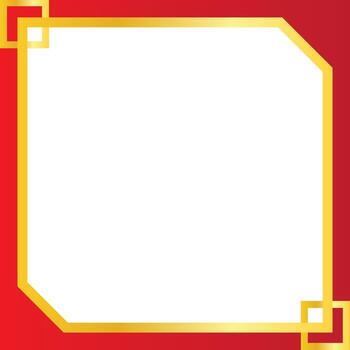 Elegant Red Background With Gold Frame Border For Cards, Certificates, And Invitations vector