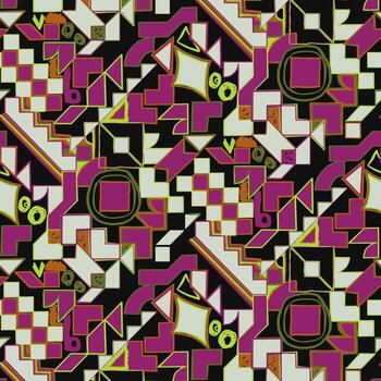 resumen geométrico modelo en negro antecedentes vector