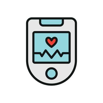 legumbres oxímetro diseñado con un moderno instinto, ofrecimiento un pulcro Mira para proyectos vector