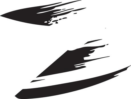 resumen expresivo pintar golpes creando rápido movimiento textura vector