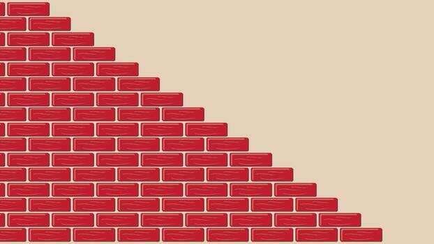 pared de ladrillos y espacio resumen antecedentes ilustración vector