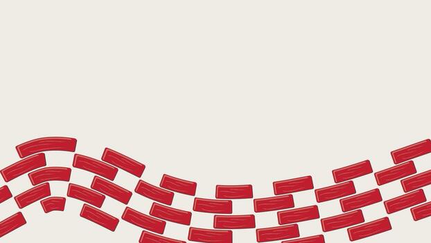 Brick frame with empty space for your text background illustration vector