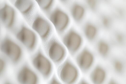 Close-up view of textured fabric with hexagonal patterns photo