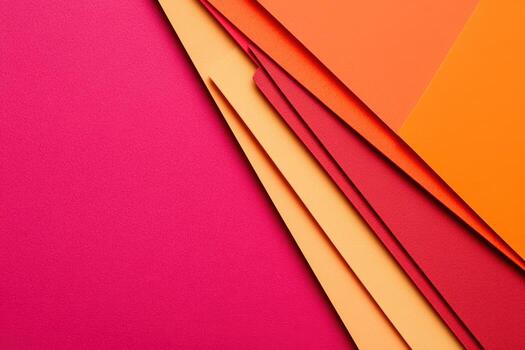 Colorful paper sheets arranged in vibrant layers photo