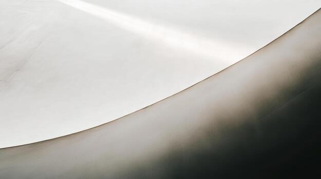 Curved lines and soft light create an abstract design photo