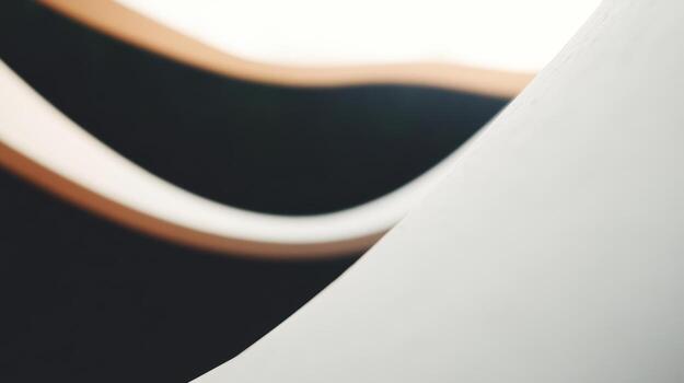 Abstract curves and shadows in artistic design space photo