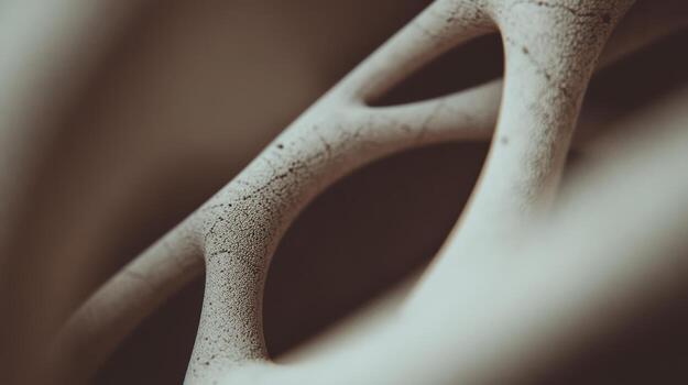 Close-up view of textured sculptural design details photo