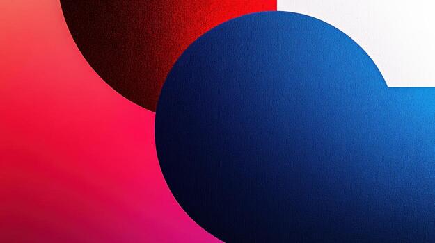 Vibrant abstract shapes create a colorful visual display photo