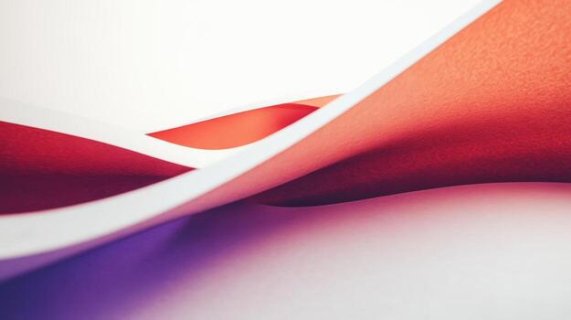 Colorful paper folds create an artistic display of textures photo