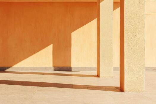 oscuridad y ligero crear patrones en un calentar naranja pared foto