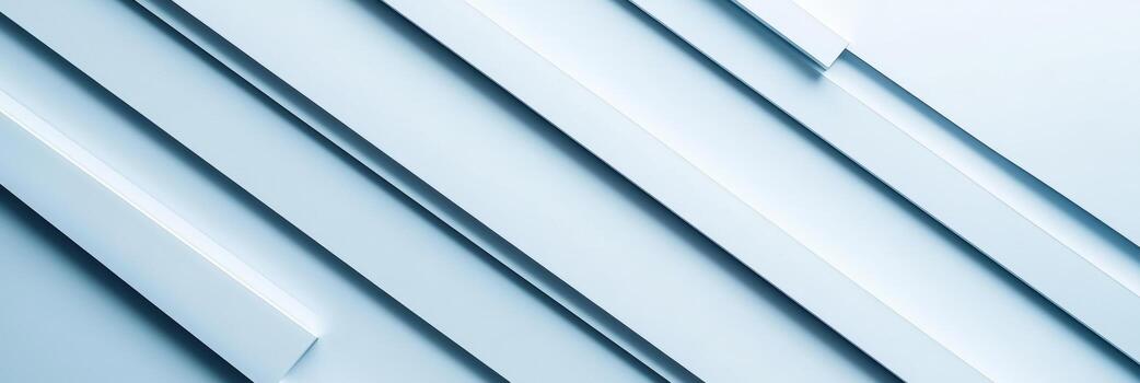 Sleek blue abstract design with diagonal lines and shadows photo