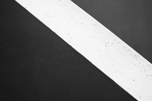 Simple black and white diagonal pattern on a surface photo