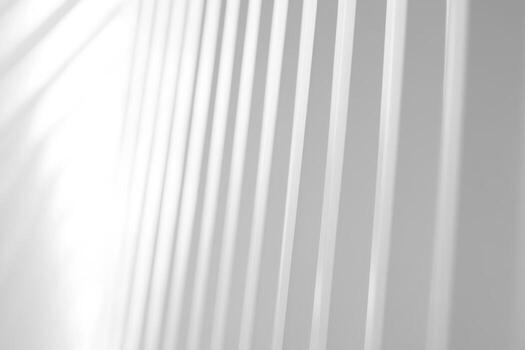 Lines create texture and depth in bright, minimal space photo