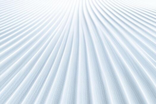 Snowy landscape with rippled surface in soft daylight photo