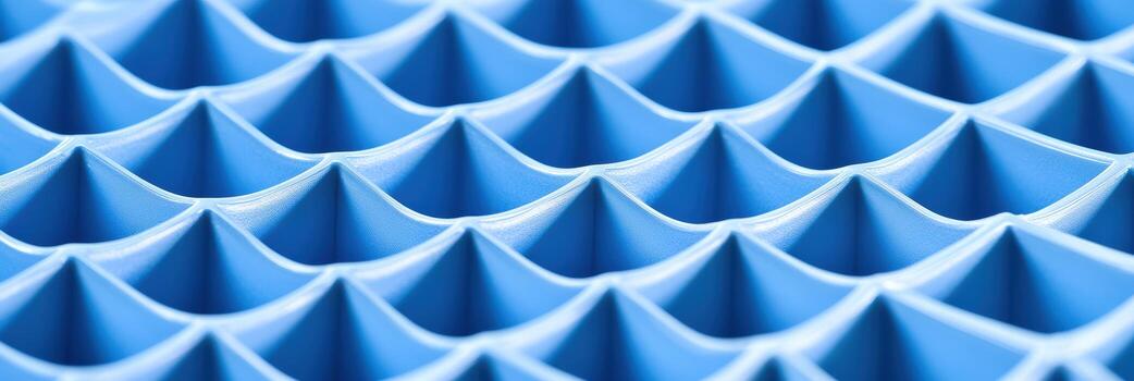 Textured blue surface with triangular patterns for design photo