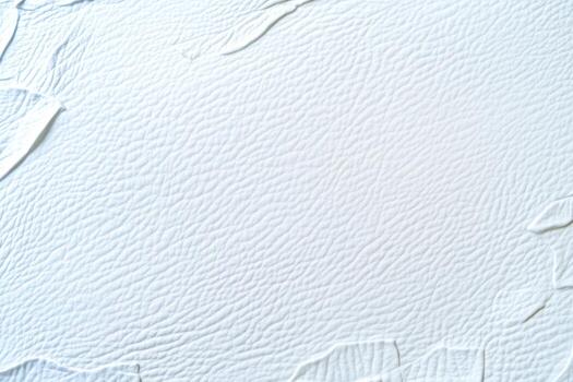 Texture of crumpled white paper on a flat surface photo
