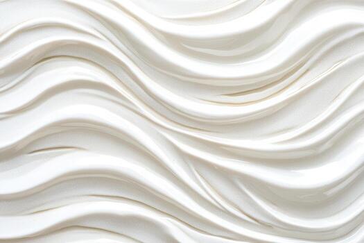 White wave patterns on a textured wall surface photo