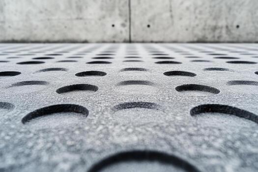 Close-up of textured surface with circular patterns photo