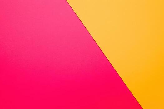 Bright pink and yellow diagonal background design for creativity photo