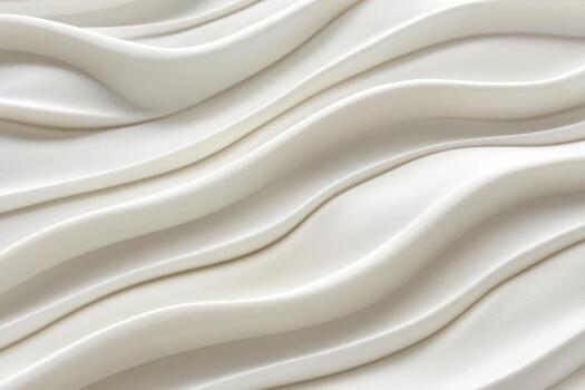 Soft curves in white create an elegant wall design photo