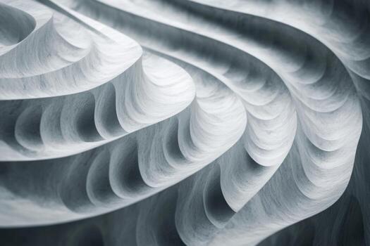 curva líneas crear un fluir de formas y oscuridad en gris foto