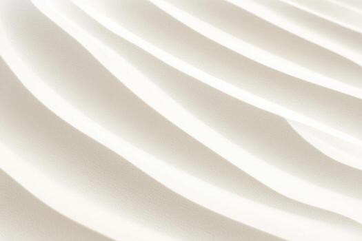 Soft white fabric with gentle waves and texture photo