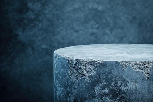 Texture and color of a gray stone surface in a dim environment photo