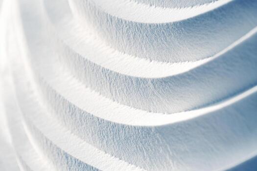 Soft white waves create a smooth, textured surface photo