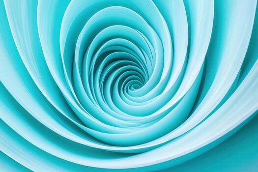 Swirling patterns in soft turquoise colors create a unique design photo