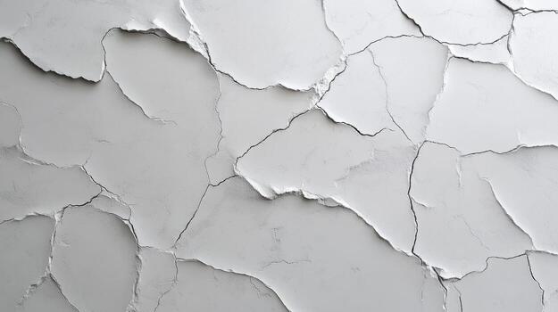 agrietado yeso pared en un resistido condición foto