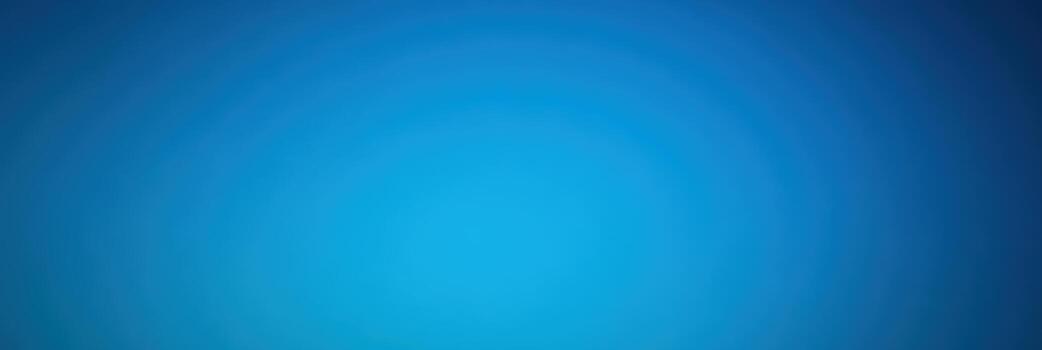 Bright blue gradient background for design or art projects photo