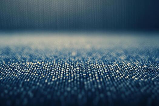 Texture of blue fabric under soft light photo