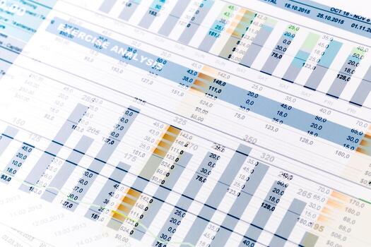 Data analysis of exercise performance over several weeks in a fitness program photo