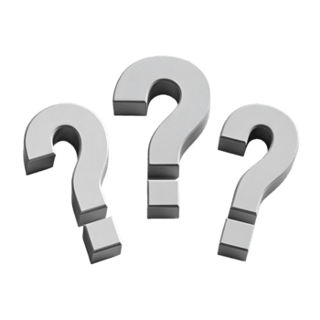 uppsättning av tre skiljetecken ikoner i grå avfasade plast, anordnad med skiktad djup och subtil fälg glöd, isolerat på transparent bakgrund. png