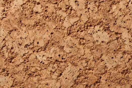 Natural textured cork surface for crafts or design projects photo