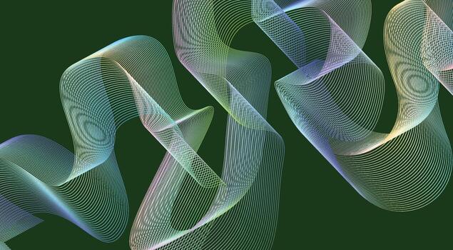 Abstract Blend Lines Wave Curved Background Gradient Design Illustration vector