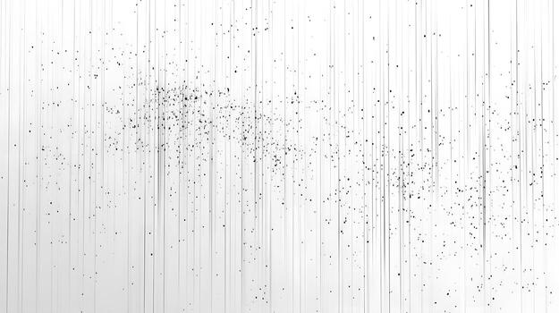 Abstract Black and White Vertical Lines with Dots Creating a Unique Artistic Texture photo