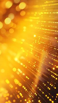 Radiant Stream of Golden Light Exploding Across a Dark Background in Stunning Visual Display of Color photo