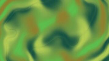 vibrerande grön och gul lutning bakgrund, abstrakt rörelse textur i mjuk virvla runt mönster för modern design och effekter video