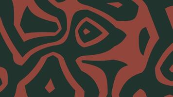 luminosa geometrico astratto modello nel rosso e nero colori, moderno sfondo nel etnico stile video