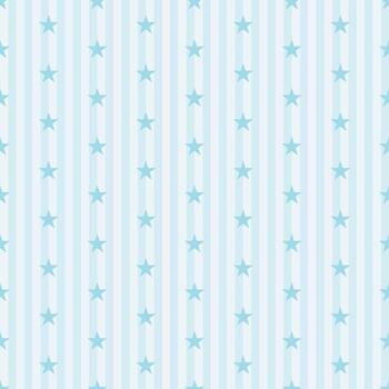 sin costura modelo con vertical rayas y pequeño estrellas. geométrico a rayas repitiendo guingán textura. azul antecedentes. vector