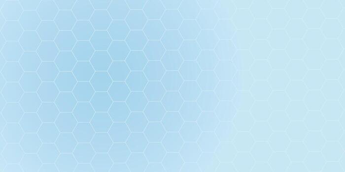 futurista hexágono ligero modelo antecedentes. geométrico bandera diseño para ciencia, médico, tecnología, biografía vector