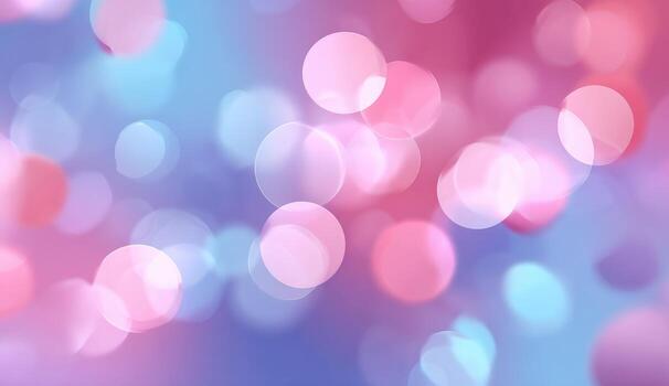 A blurry image of a pink and blue background photo