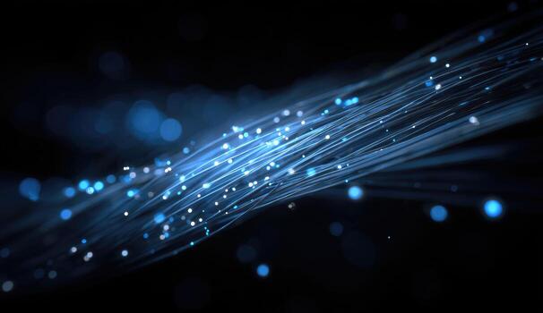 Fiber optic network background photo