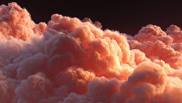 Clouds are shown in a dark sky photo