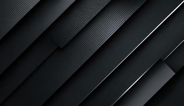 Black metal background with lines and stripes photo