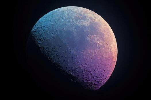 The moon is shown in this image photo