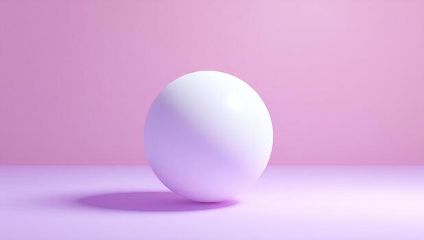 A white egg on a pink background photo