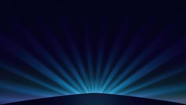 A blue background with rays of light photo